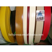 Borda de PVC (banda de PVC) com cor sólida e cor de madeira